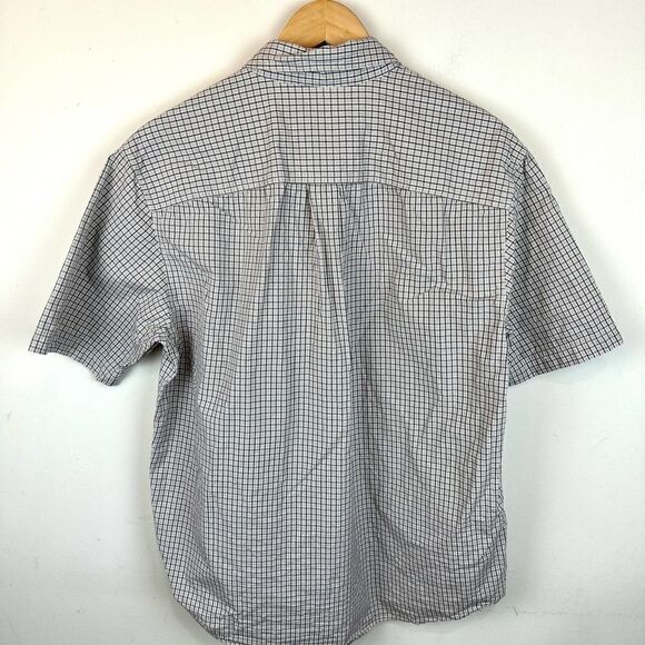 Eddie Bauer 80s 2 Ply Cotton Poplin Button Shirt Men’s L - Picture 3 of 7